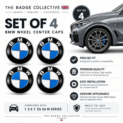 Set for bmw wheel centre - set,