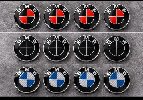 Bmw centre caps 68mm - centre, black