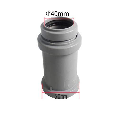 50mm 40mm adapter straight - 50mm, to