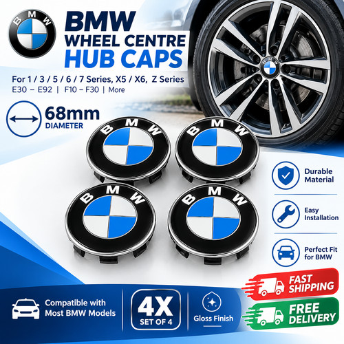Set bmw wheel centre 4 - 4, +