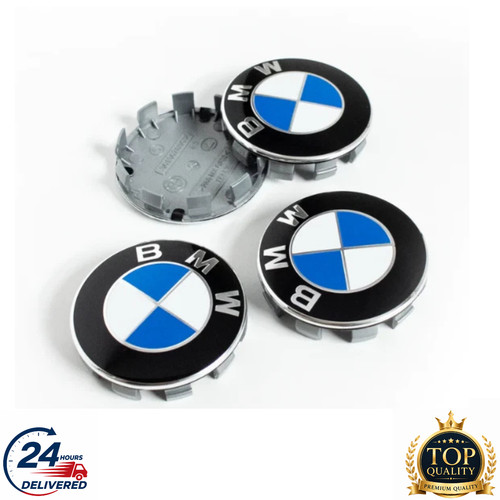 Bmw alloy blue wheel centre - blue,
