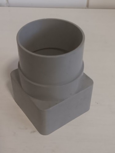Square line gutter - gutter, round