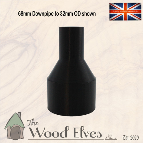 68mm gutter downpipe adapter